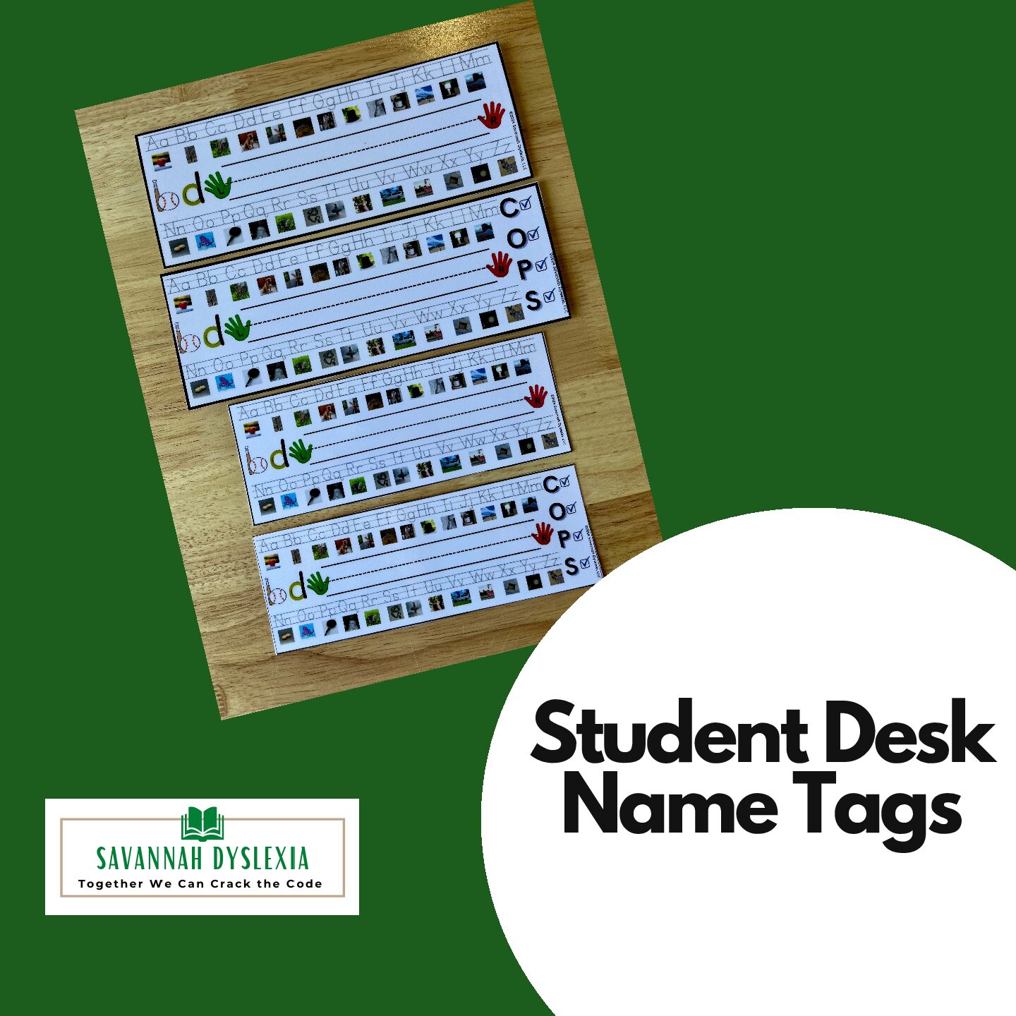 Student Desk Name Tags