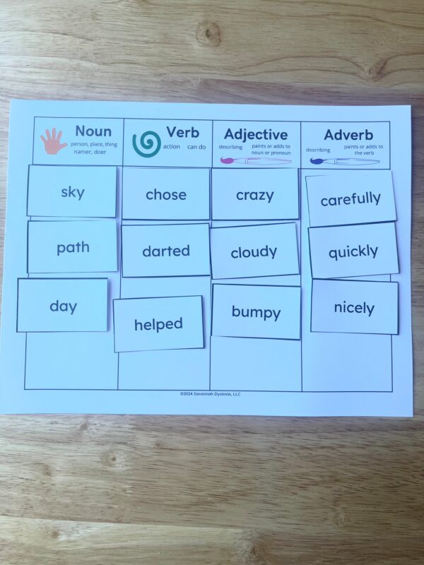 Parts of Speech Games and Sorts - Image 6