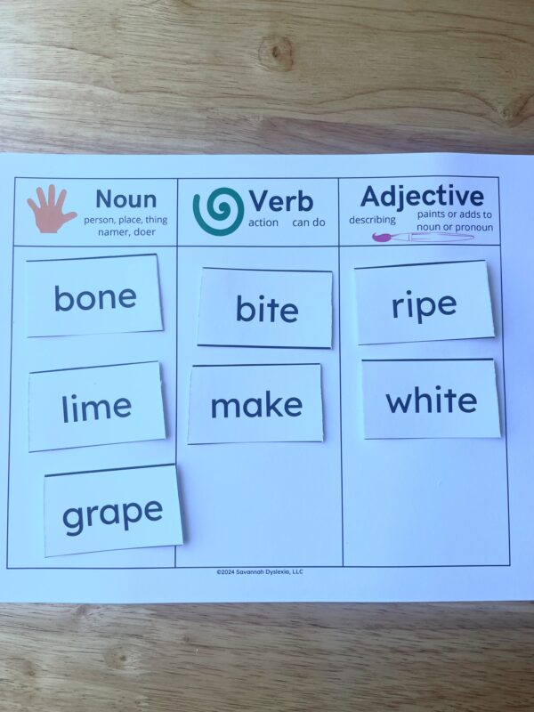 Parts of Speech Games and Sorts - Image 5