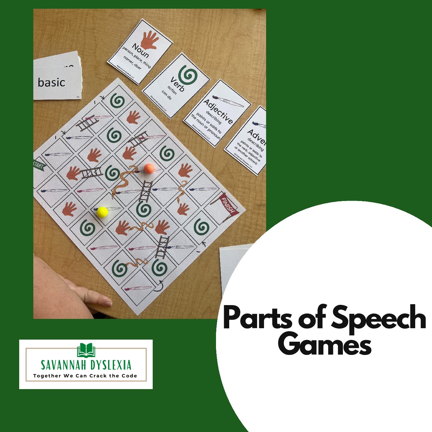 Parts of Speech Games and Sorts