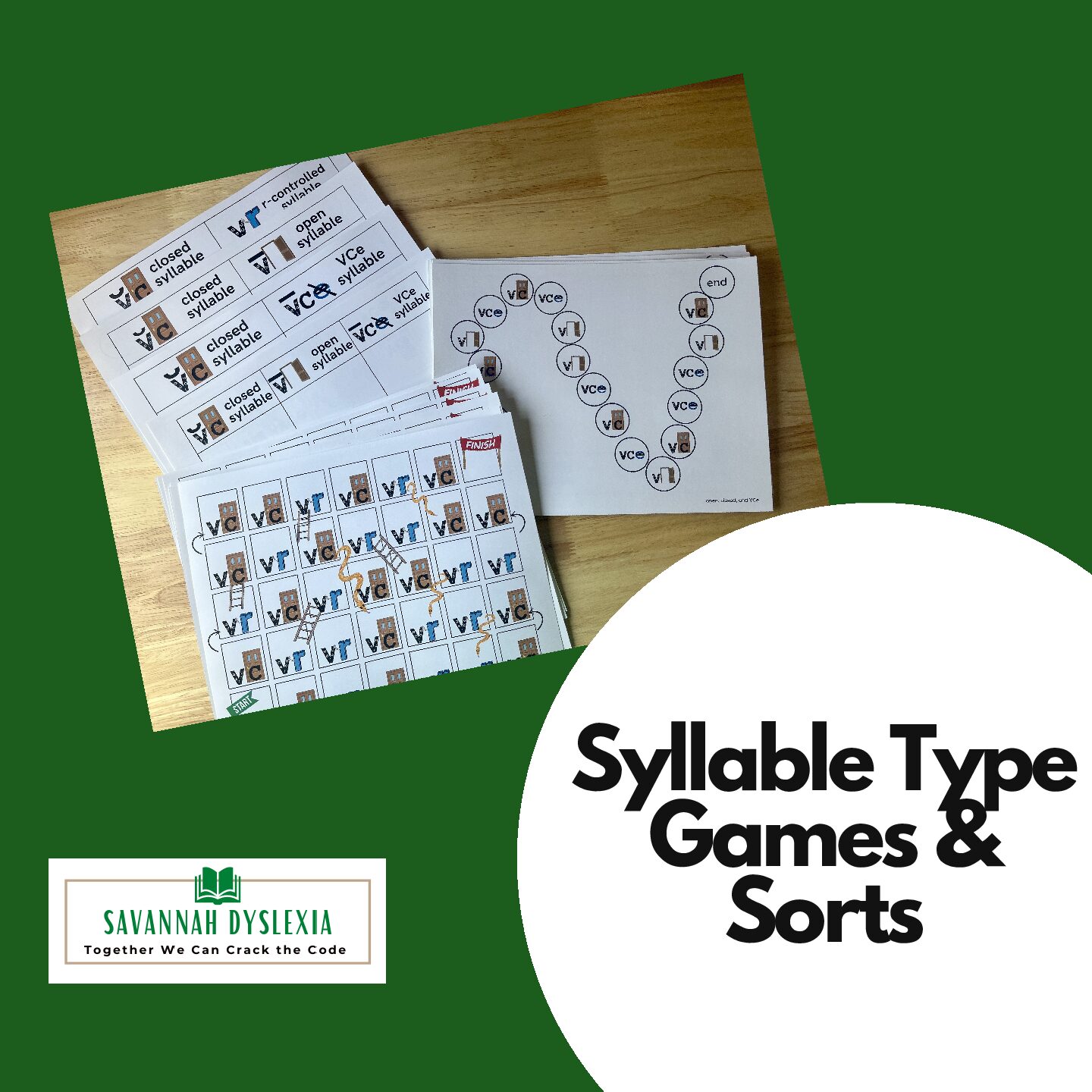 Syllable Type Games and Sorts