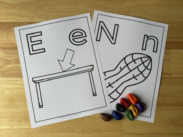 Letter/Keyword Coloring Pages - Image 3
