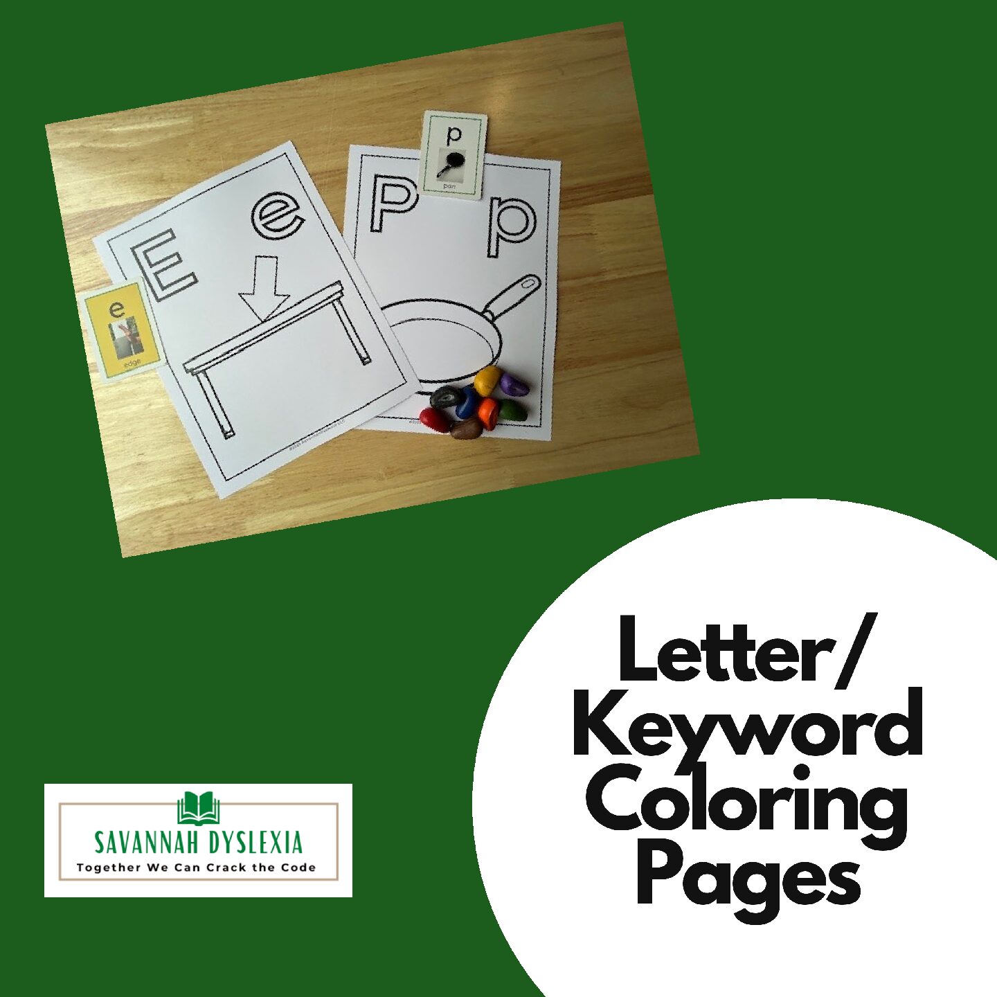 Letter/Keyword Coloring Pages